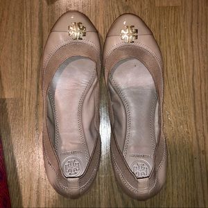 French gray Tory Burch ballets (5.5)
